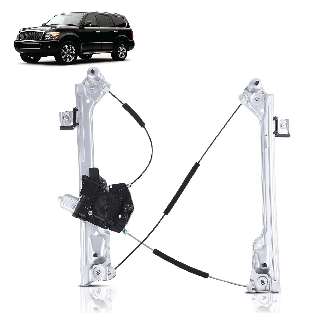 Front Driver Side Window Regulator with Motor for Chevy Silverado GMC Sierra (2014–2020)