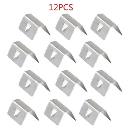 12PCS Wind Rain Deflectors Channel Clips for Universal Applications
