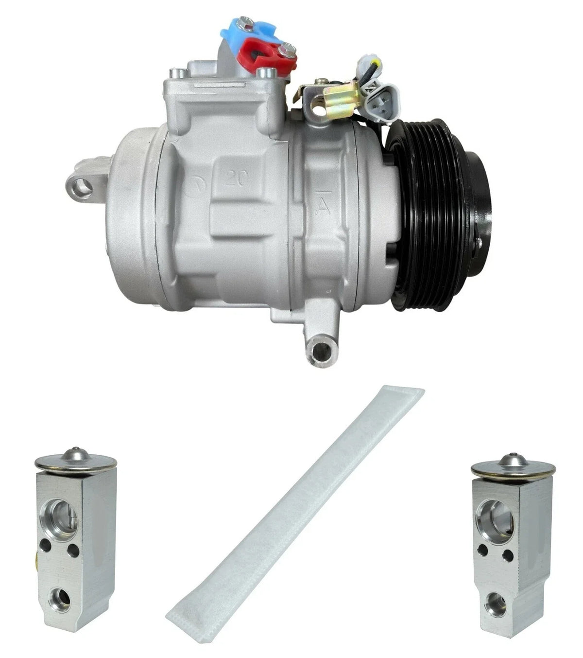 AC Compressor Kit Replacement for Toyota Land Cruiser 4.7L (2003–2007)