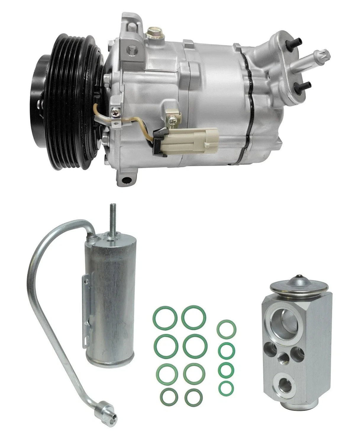 A/C Compressor Kit OEM Replacement for Saab 9-3 2.0L (2009–2011)