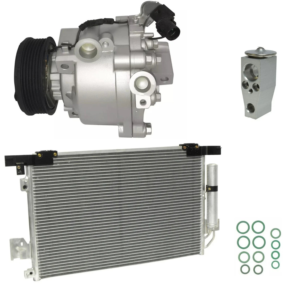 AC Compressor Kit With Condenser Replacement for Outlander Sport 2015–2017
