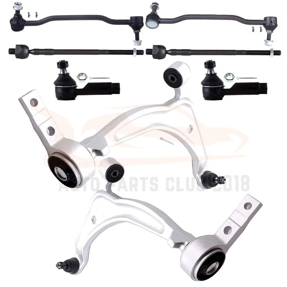 8pc Lower Control Arm Ball Joint Tie Rod Kit for Nissan Altima Maxima