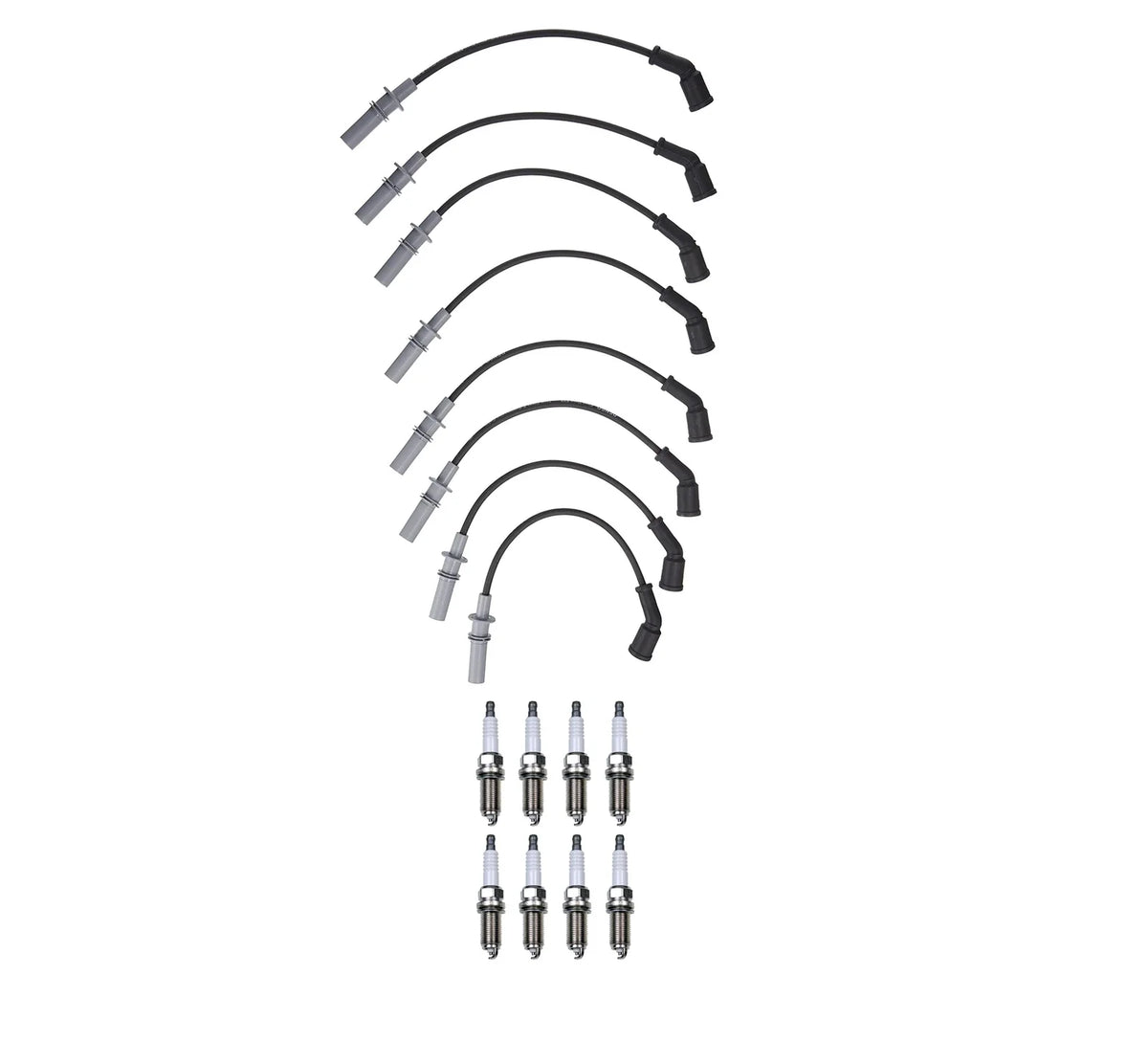 Denso Wire Set & 8 U-Groove Spark Plugs Kit for Dodge Durango (2000–2009)
