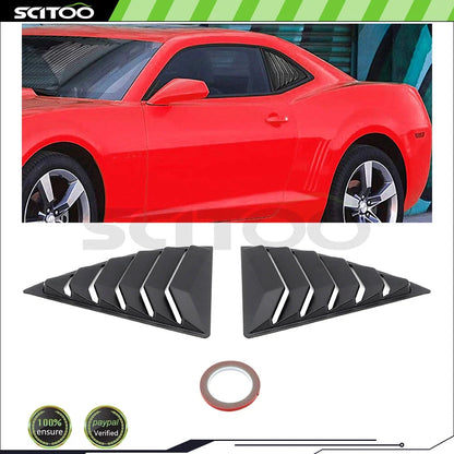 Matte Black Louver Shutter Cover Trim for Chevy Camaro (2010-2015)