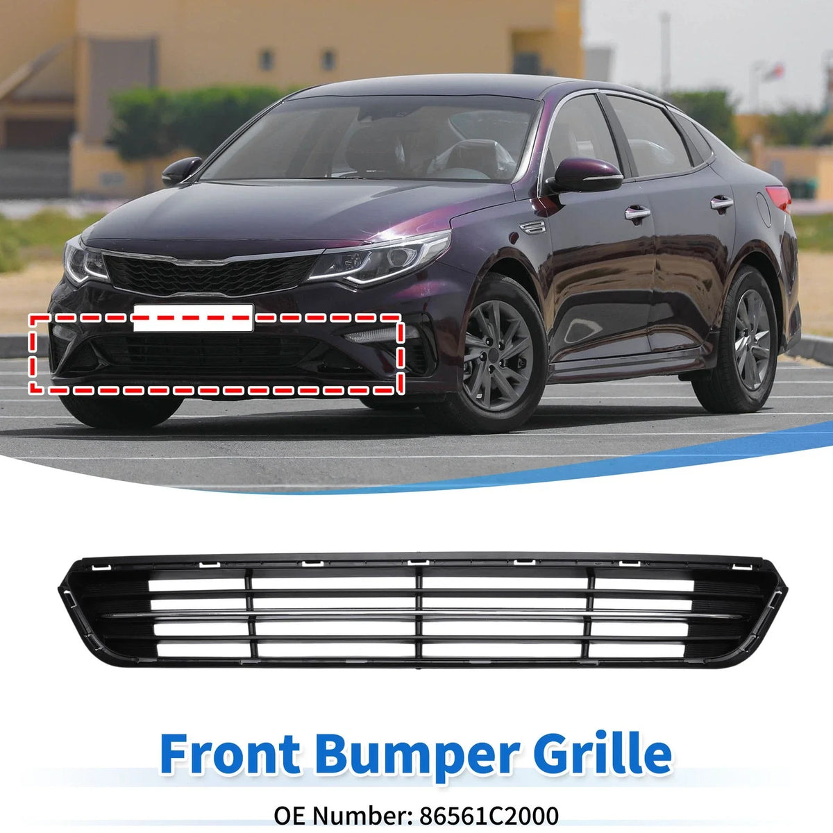 Lower Grille for KIA Optima (2011–2013) - 1 Pcs