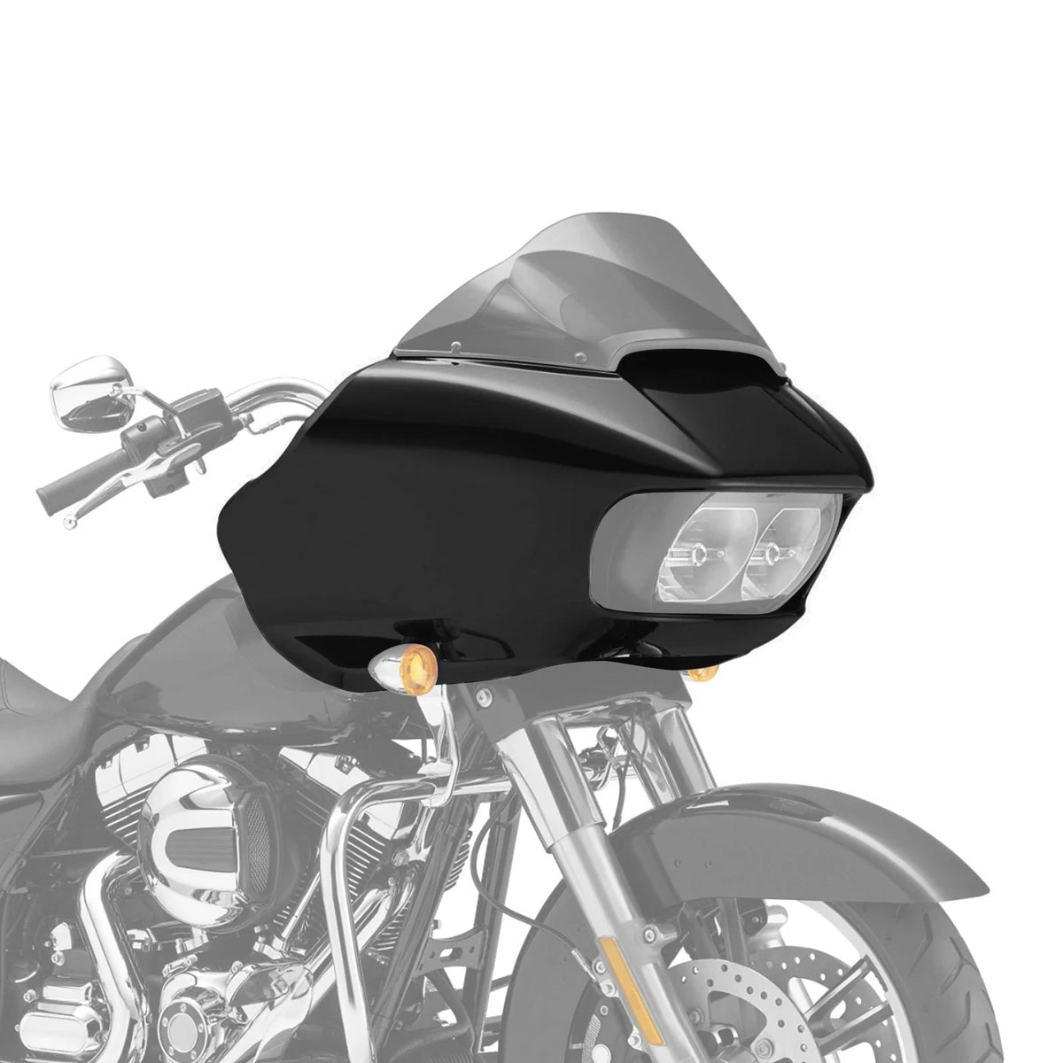 Matt Black Inner Outer Fairing & Speaker Covers for Road Glide 2015-2023