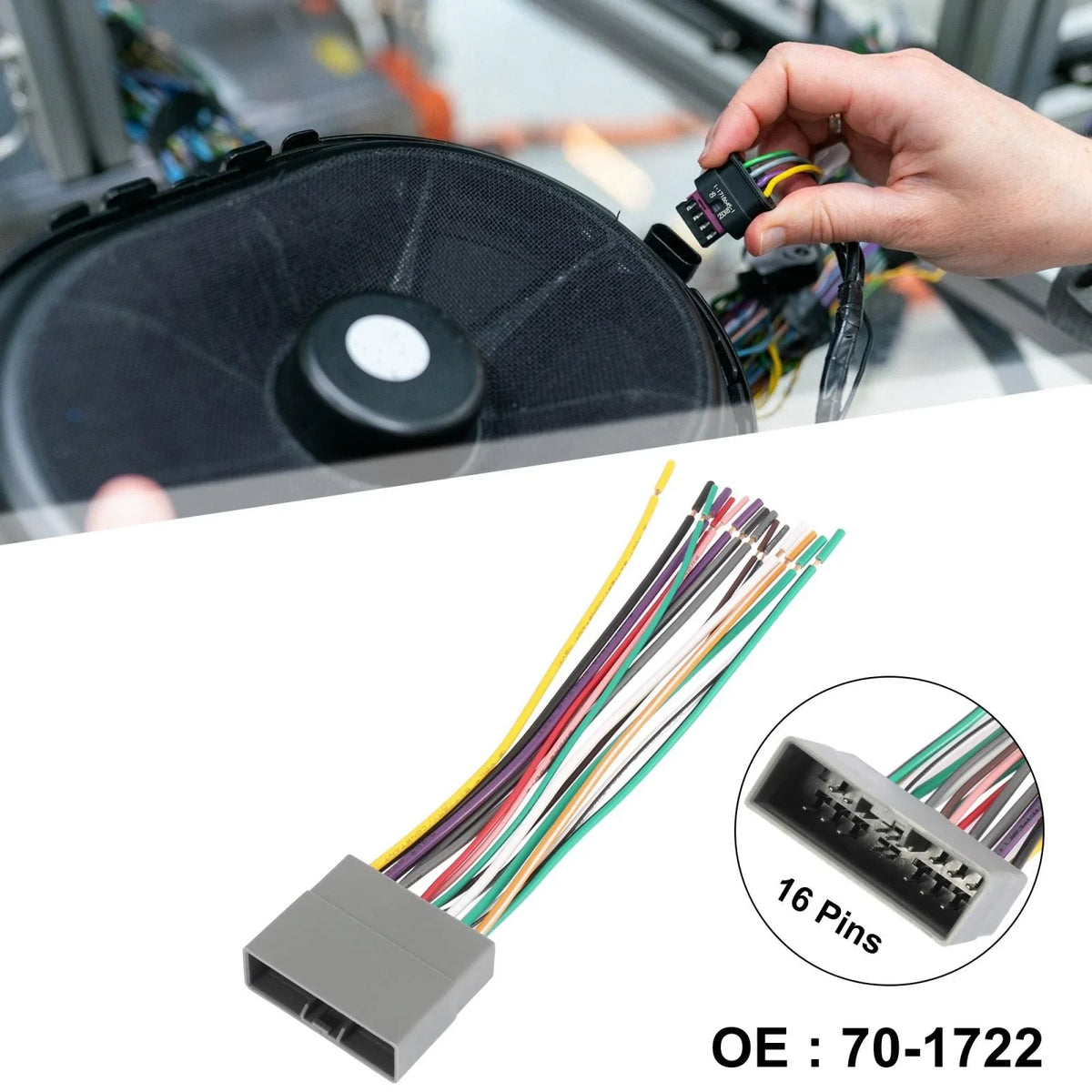Wiring Harness Radio Adapter for Honda Civic (70-1722)