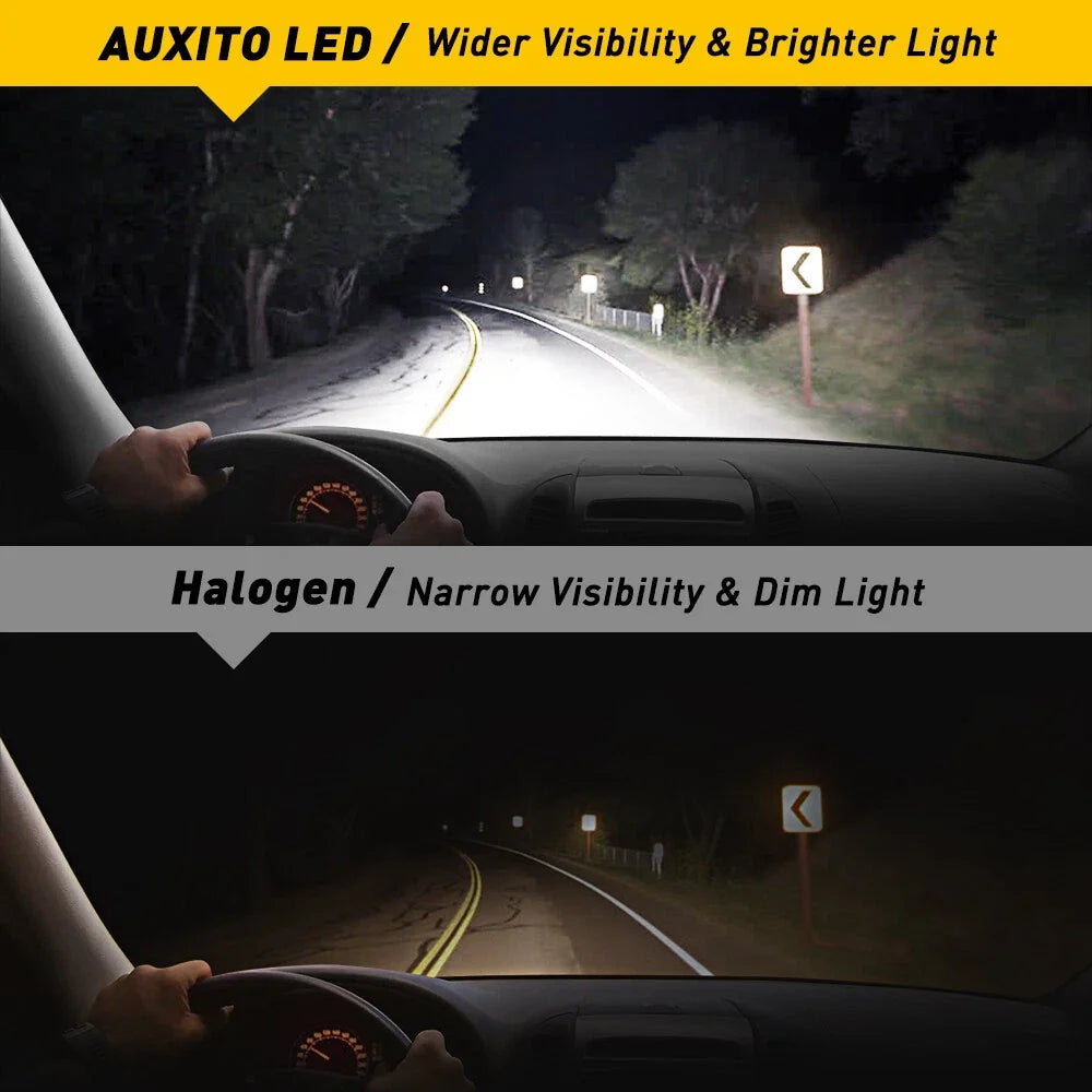 AUXITO 9007/HB5 LED Headlight Bulbs for Toyota Hilux N70 2005-2015