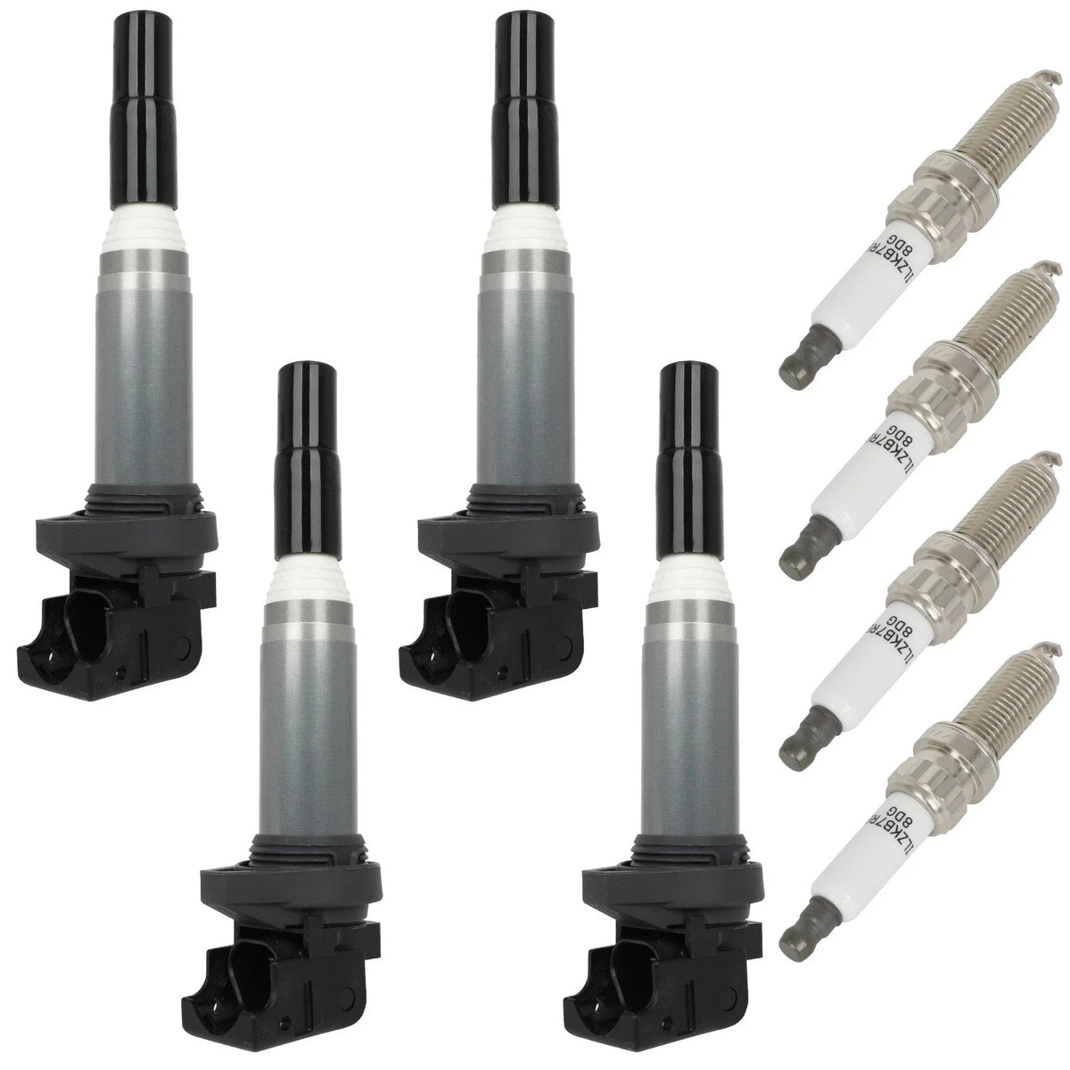 Set of 4 Ignition Coils & 4 Spark Plugs for Mini Cooper Paceman (2013–2016)