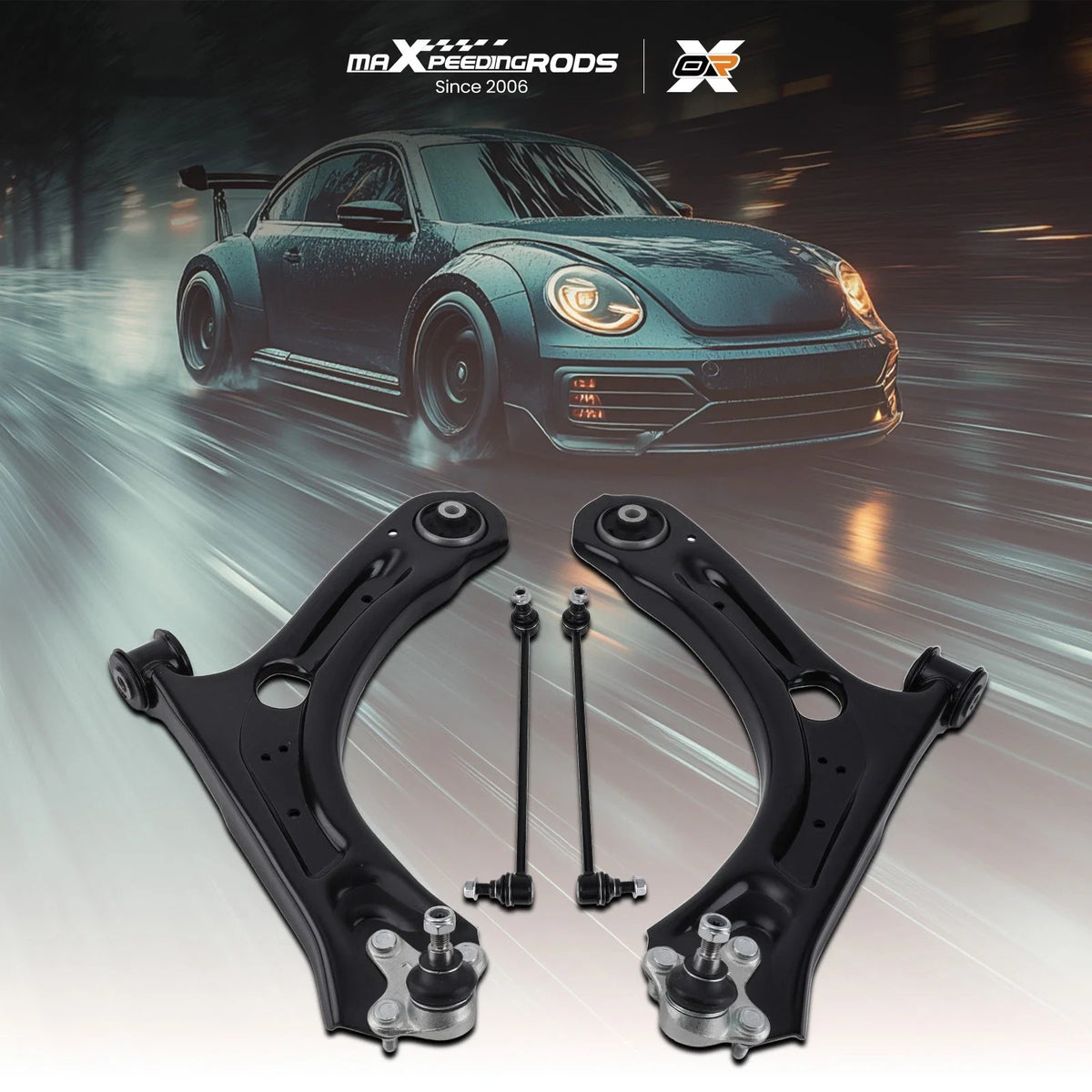 Front Lower Control Arms with Ball Joints for Volkswagen Passat Beetle (2012–2019)