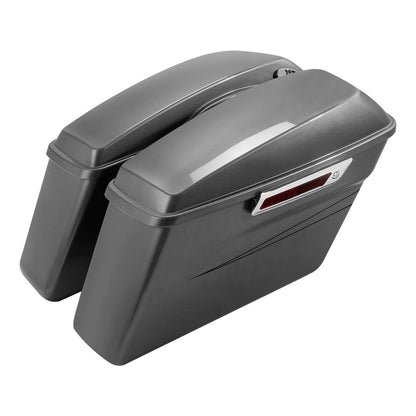 Hard Saddlebags for Harley Electra Glide & Road King 2014-2024 - Charcoal Pearl