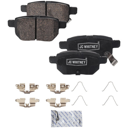 Rear Brake Disc Rotors and Pads Kit for Honda Accord (2008–2017)