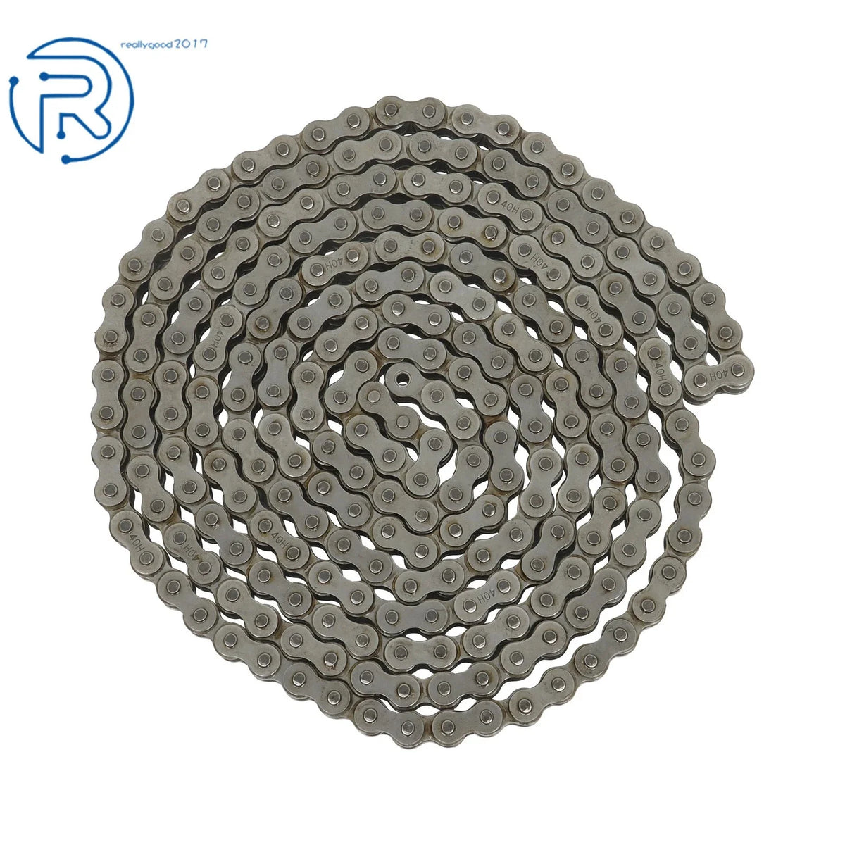 10 Feet #40H Roller Chain for Various Applications (1/2 Inch Pitch)