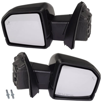 Set of 2 Heated Mirrors for Ford F150 (Driver & Passenger Side)
