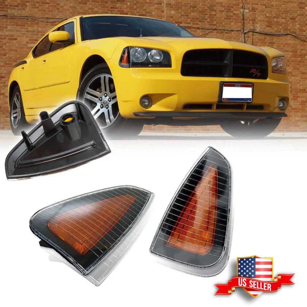 2PC Side Marker Turn Signal Lights for Dodge Charger (2006–2010)
