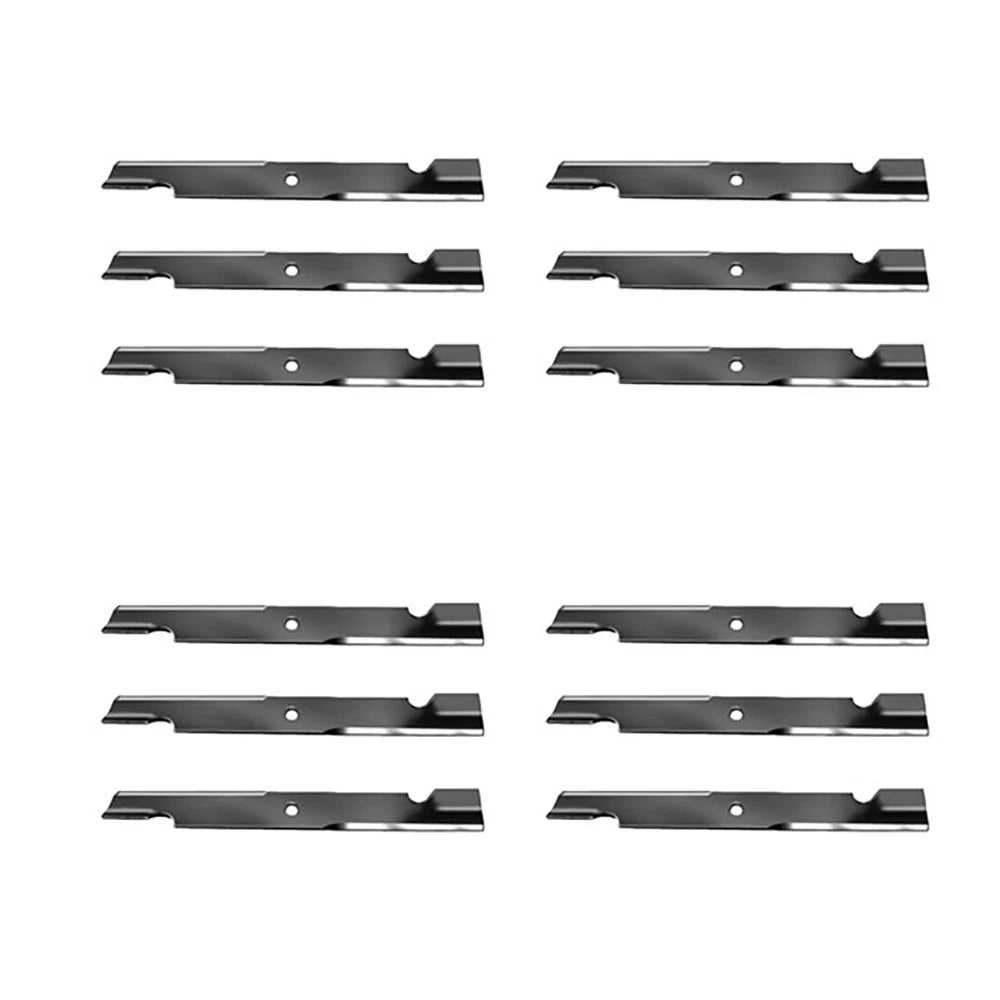 12 High Lift Blades for Exmark Lazer Z Quest Phaser (Fits 103-6403, 543294)