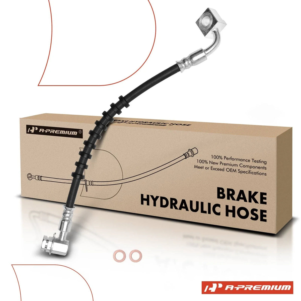 Front Right Brake Hydraulic Hose for Ford Explorer (1996–2001)