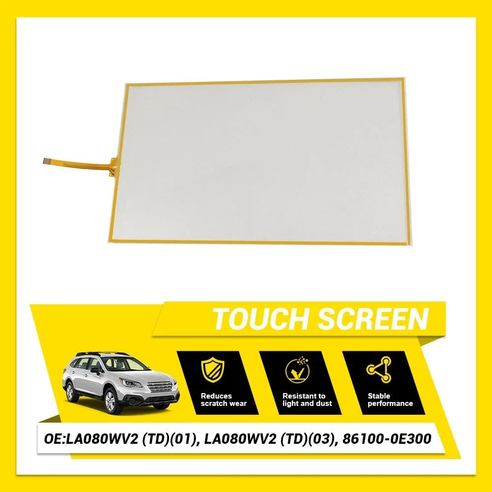 Touch Screen Glass Digitizer Panel 86100-0E300 for Toyota Highlander (2014–2019)