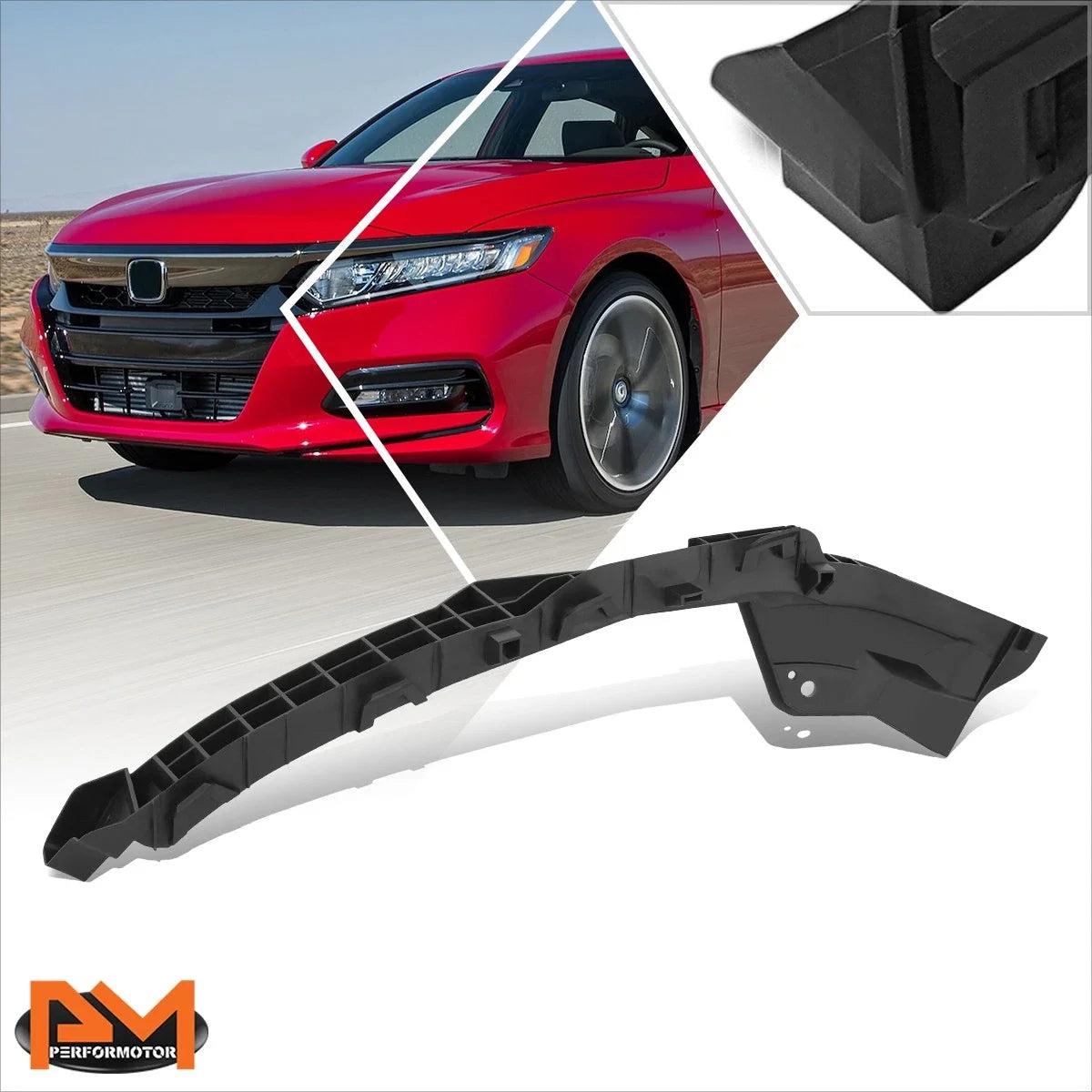 Front Bumper Cover Support Bracket Left Upper for Honda Accord 2018-2020