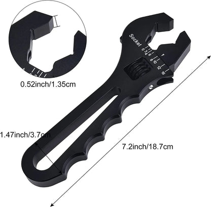 Hose End Fitting Adjustable Wrench Tool 3AN-16AN