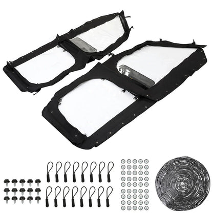 2X Soft Cab Enclosure Upper Doors for Polaris General XP 4 1000 (2019–2023)
