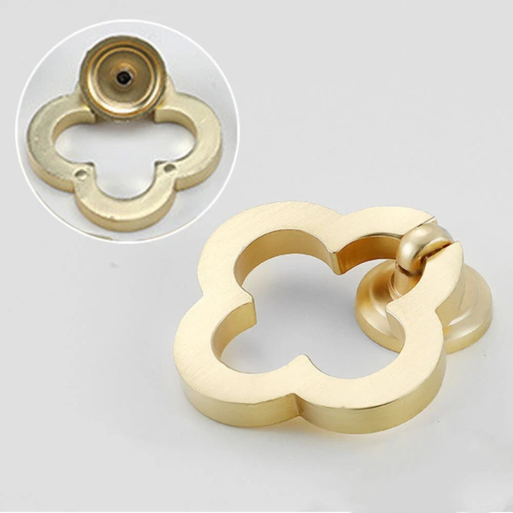 Brushed Brass Gold Knobs for Kitchen Cabinets and Drawer Pulls