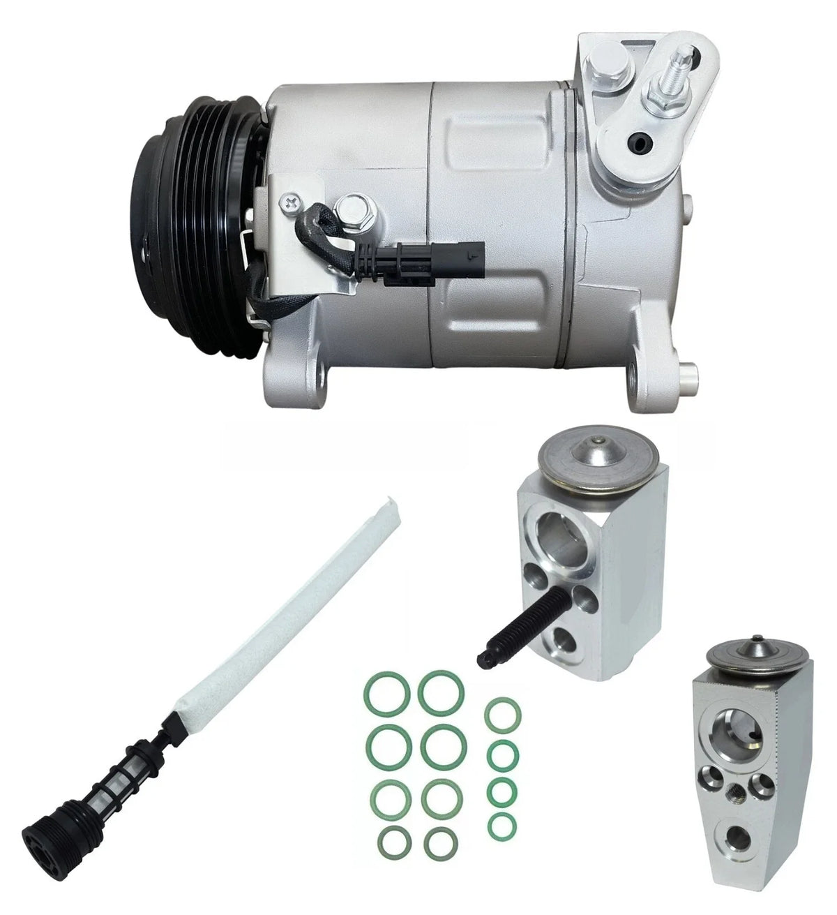 A/C Compressor Kit Replacement for GMC Yukon 2019 5.3L 6.2L V8 Rear