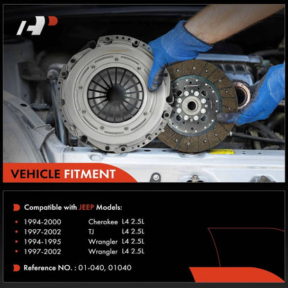 Clutch Kit compatible with Jeep Wrangler 1994-1995, 1997-2002