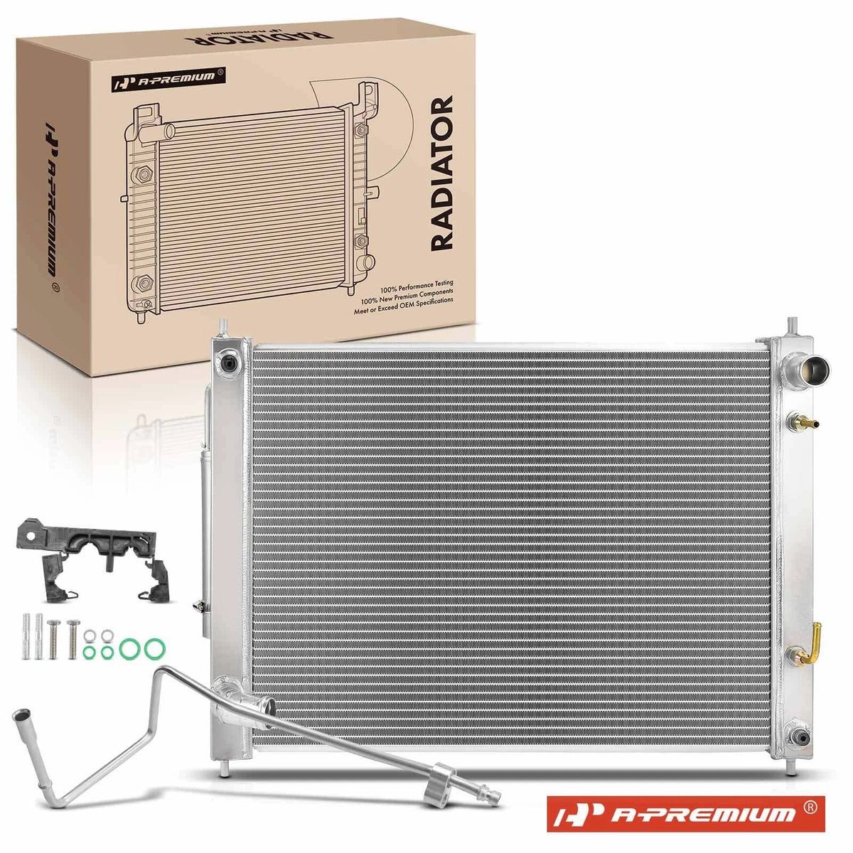 Radiator with Transmission Oil Cooler for Nissan 370Z, Infiniti G25, G37 (2009–2019)