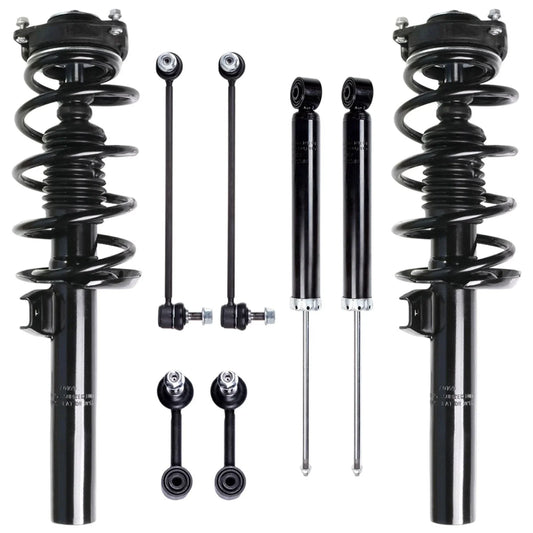Rear Suspension Struts Assembly & Sway Bar Link for VW Jetta Passat (2006–2010)