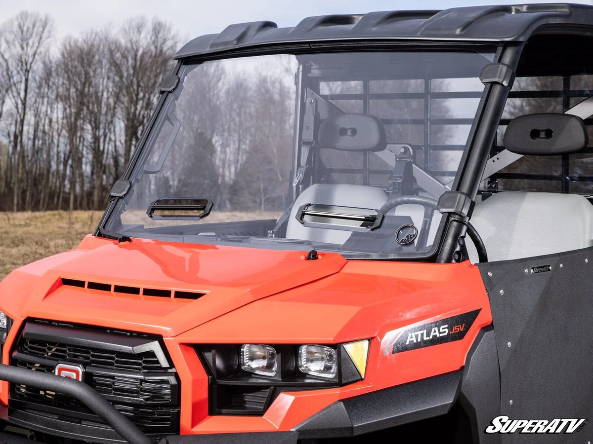 Vented Full Windshield for Gravely Atlas JSV - Scratch Resistant (2023+)