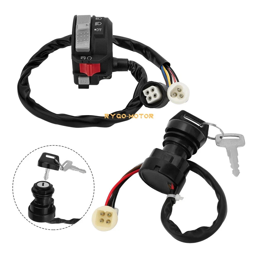 Start Stop & Ignition Key Switch for Yamaha Pro Hauler 1000 2016-2021