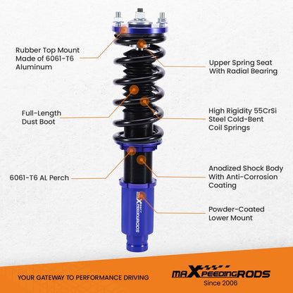 Suspension Coilover Kit for Honda CR-V (1997 to 2001)