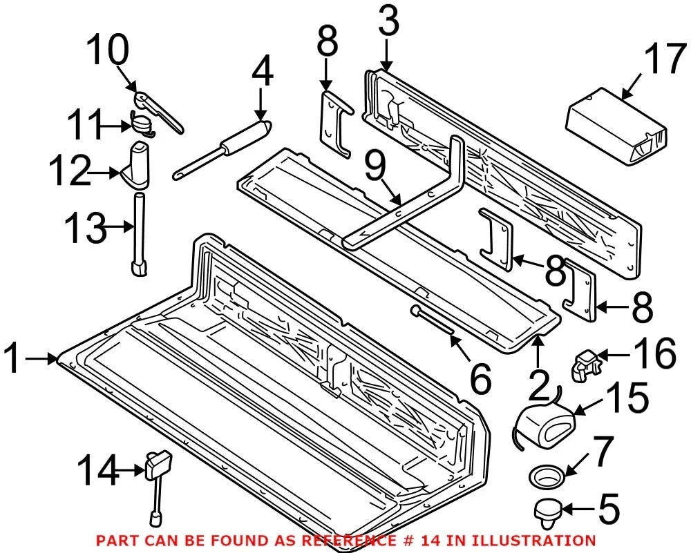 Genuine Micro Switch for BMW Z4 (2003–2008) 54318236846