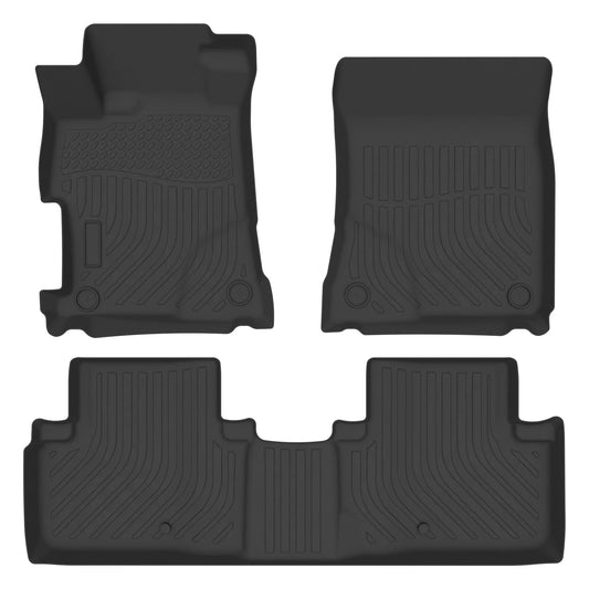 Set of 3D Floor Mats for Acura ILX (2013–2022) TPE Rubber All Weather