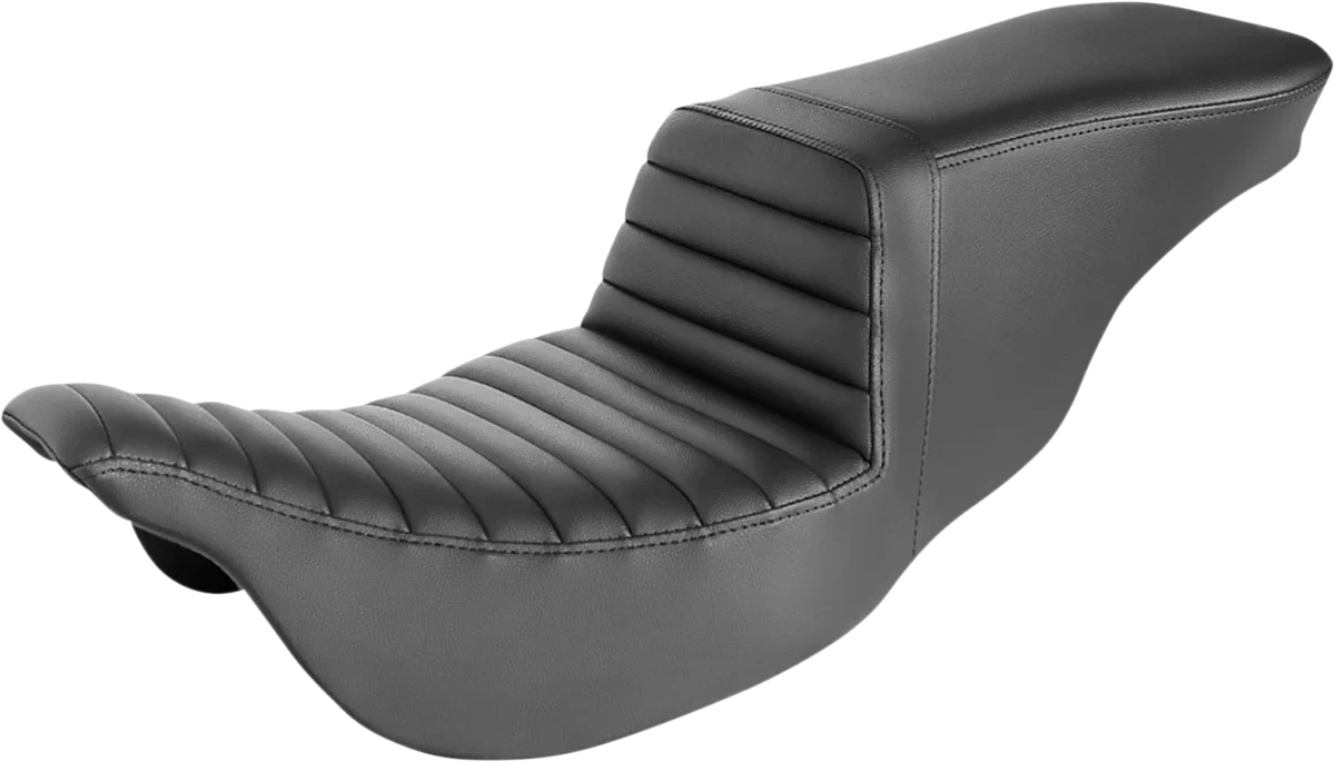 SADDLEMEN Tour Step-Up Seat Tuck-n-Roll Black for FL (2008–2024) 808-07B-191