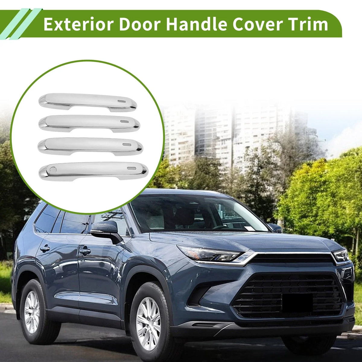 Set of 1 Exterior Door Handle Cover Trim for Toyota Grand Highlander (2024–2025)