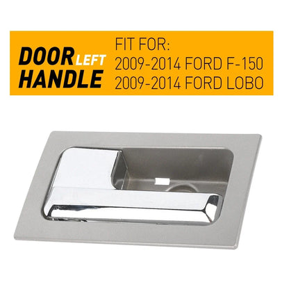 Door Handle (Left Side) - Silver Fit for Ford Lobo 2009-2014