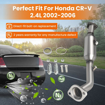 2.4L EPA Catalytic Converter for Honda CR-V EX/LX/Base 2002-2006