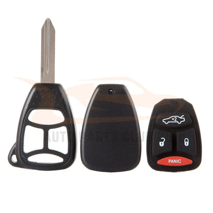 Keyless Key Fob Remote Case Shell for Jeep Grand Cherokee, Chrysler 300