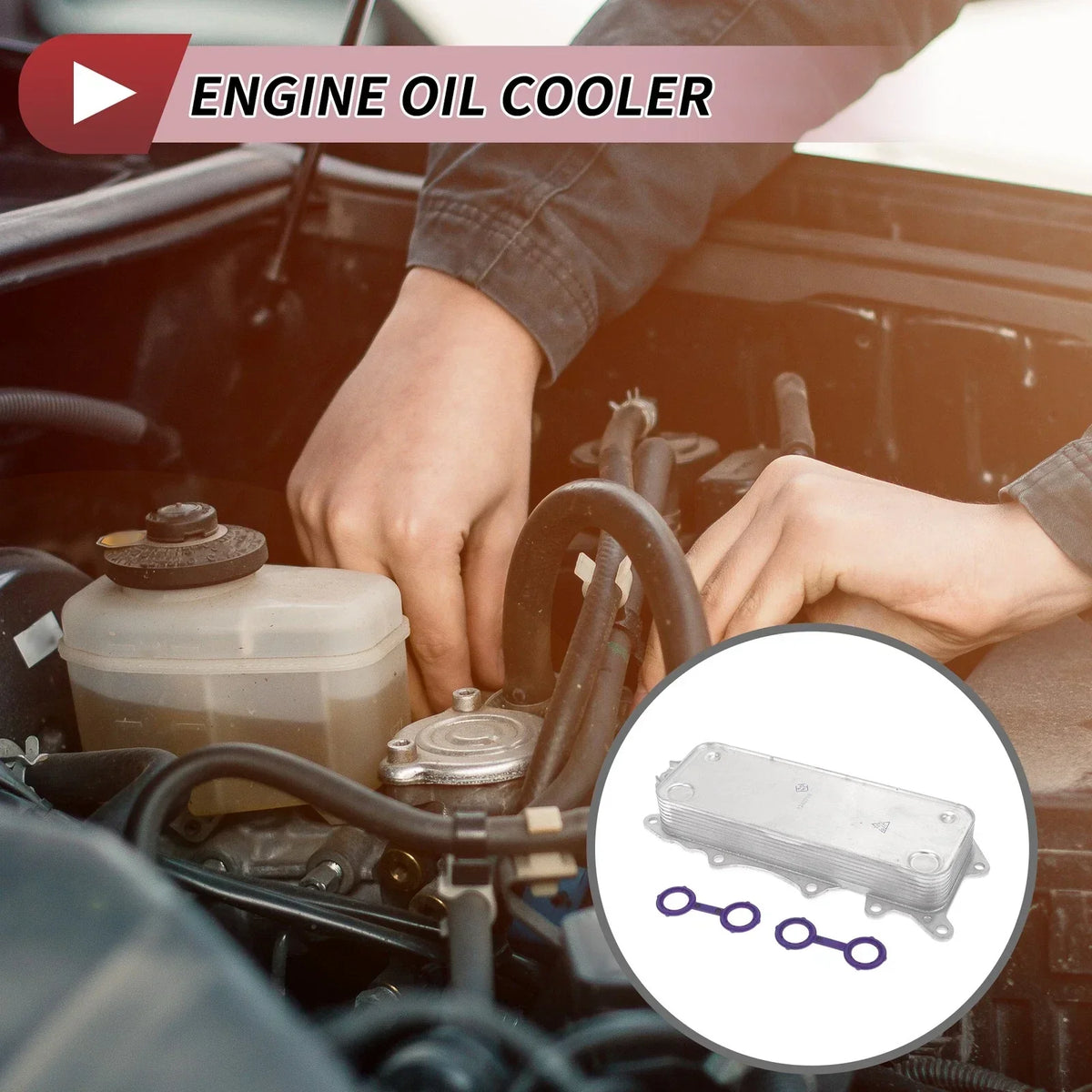 1 x Engine Oil Cooler for Mercedes-Benz E320 (2003-2005) Trans Cooler