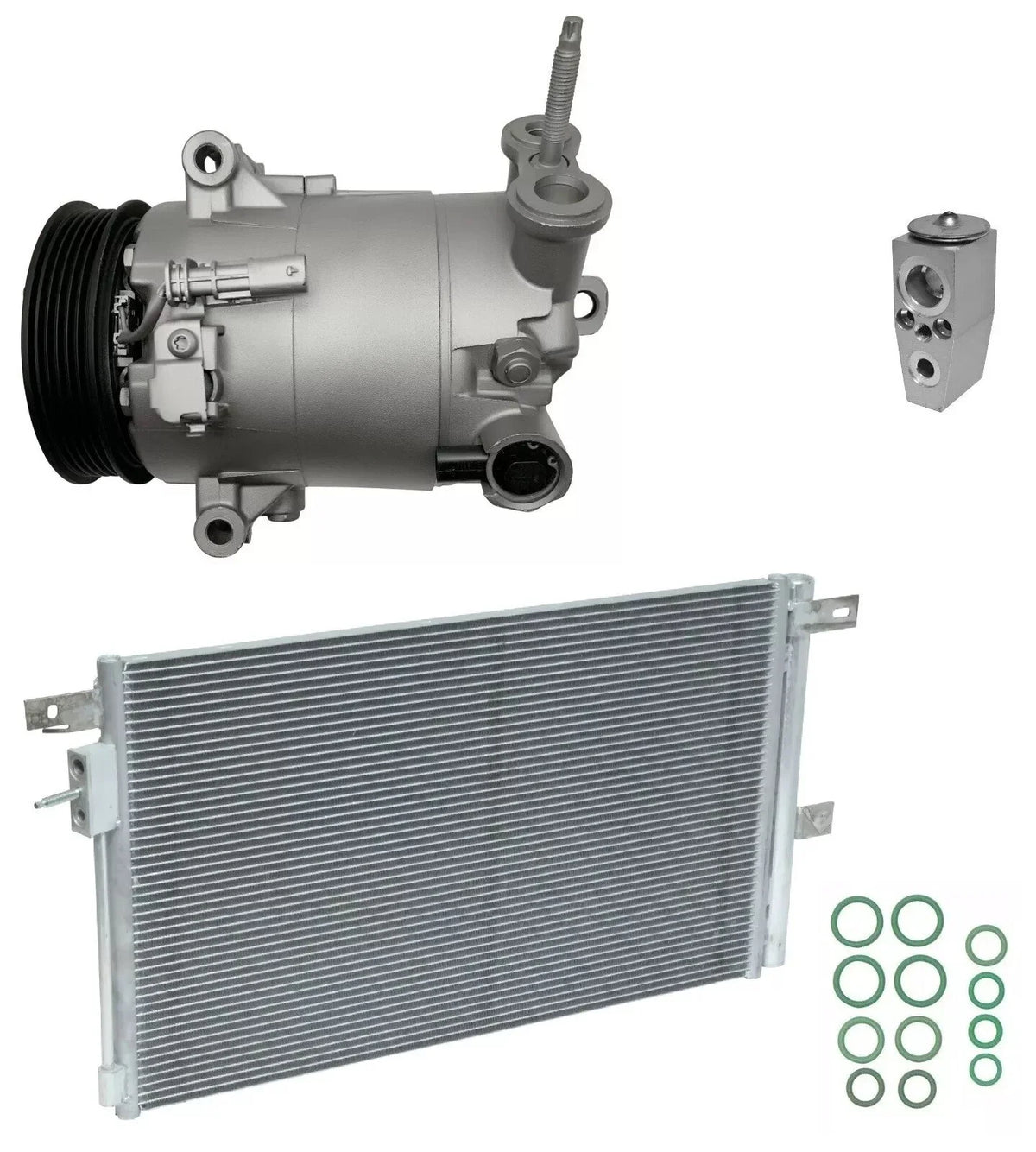 AC Compressor Kit With Condenser for Chevrolet Colorado 2.5L (2015–2015)