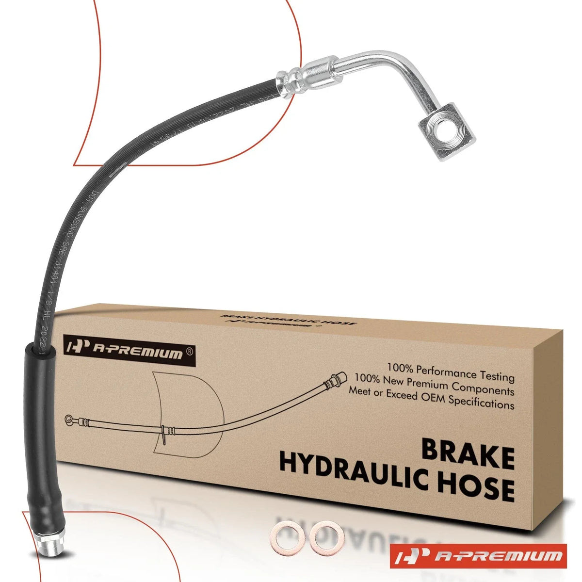 Rear Driver Brake Hydraulic Hose for Buick Encore (2013)