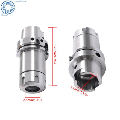HSK63A ER32 Collet Chuck 100mm G2.5 30000RPM Precision Tool Holder