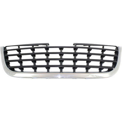 Grille Assembly for Chrysler Town & Country (2008–2010) Chrome Black Insert