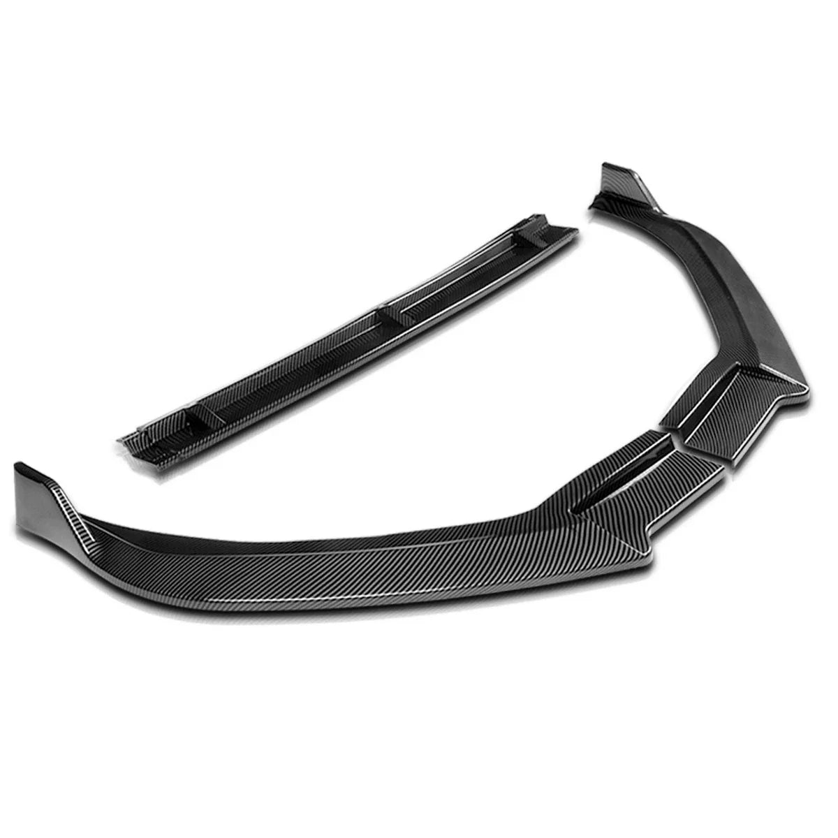 Carbon Fiber Look MP-Style Front Bumper Lip for Toyota Sienna (2018–2020)