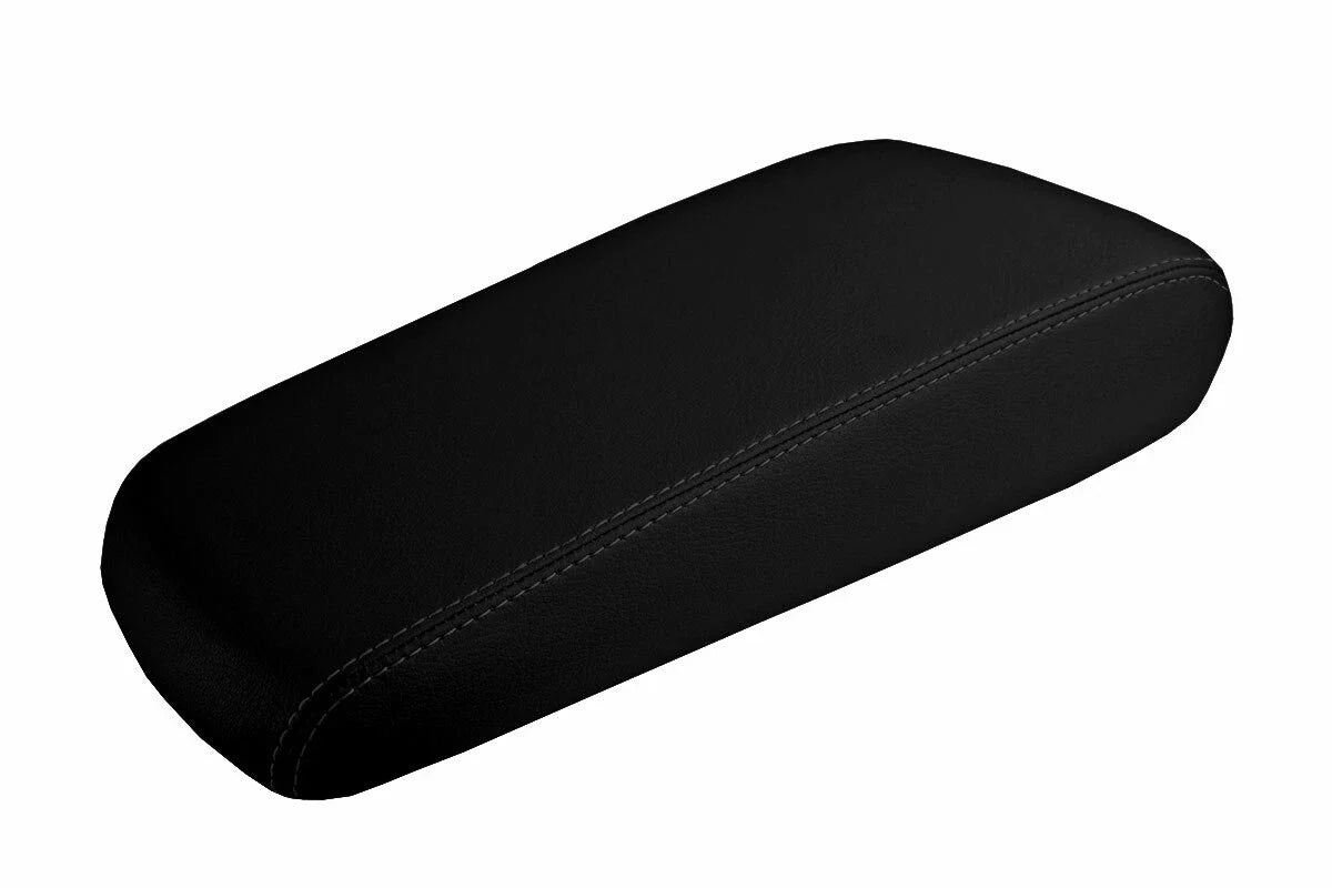 Leather Console Lid Armrest Cover for Dodge Charger (2008–2010) Black