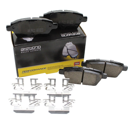 Ceramic Rear Brake Pads Set of 4 for Ford MKZ Fusion Zephyr 2006-2012