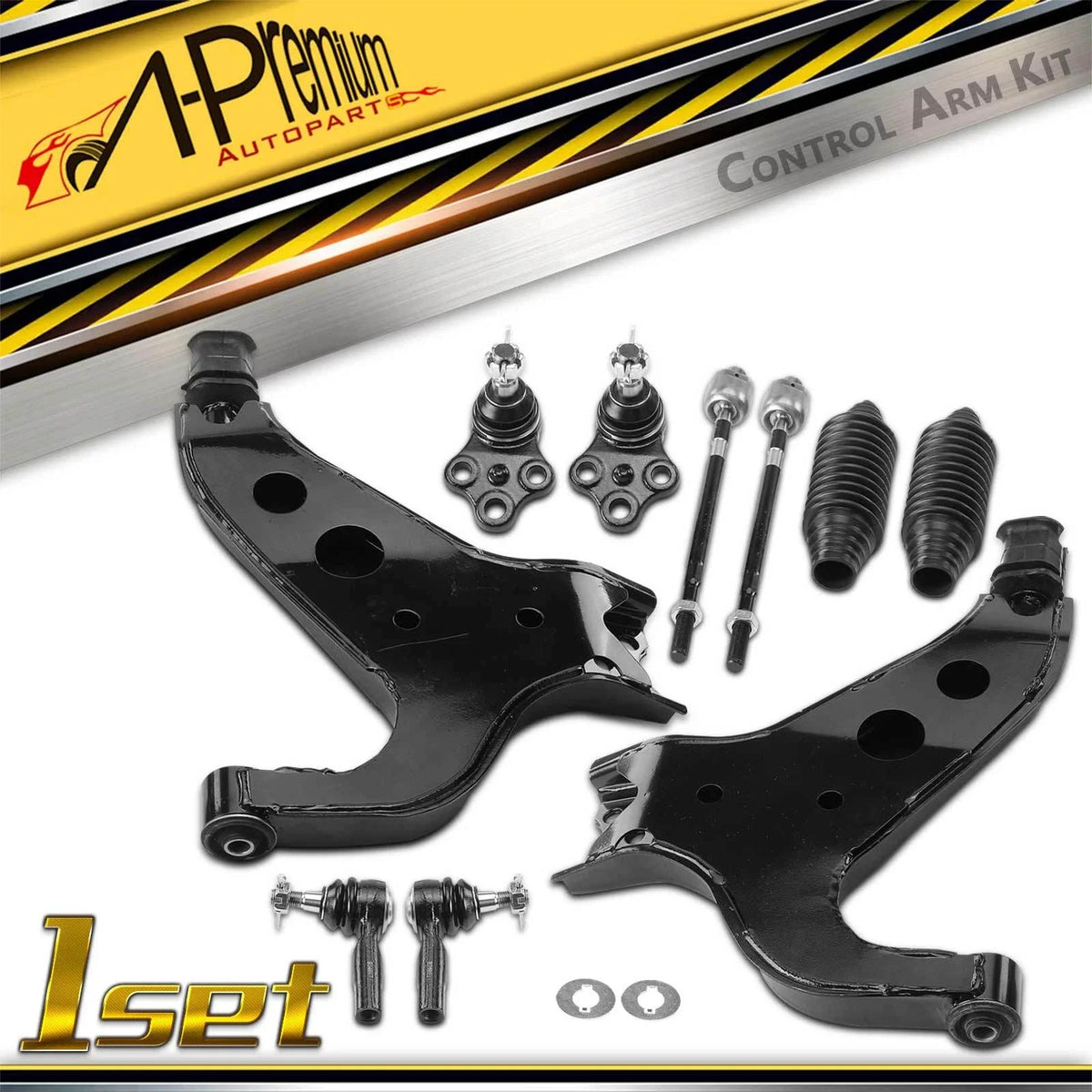 10x Control Arm, Tie Rod End & Ball Joint for Nissan Pathfinder (1996–2004)