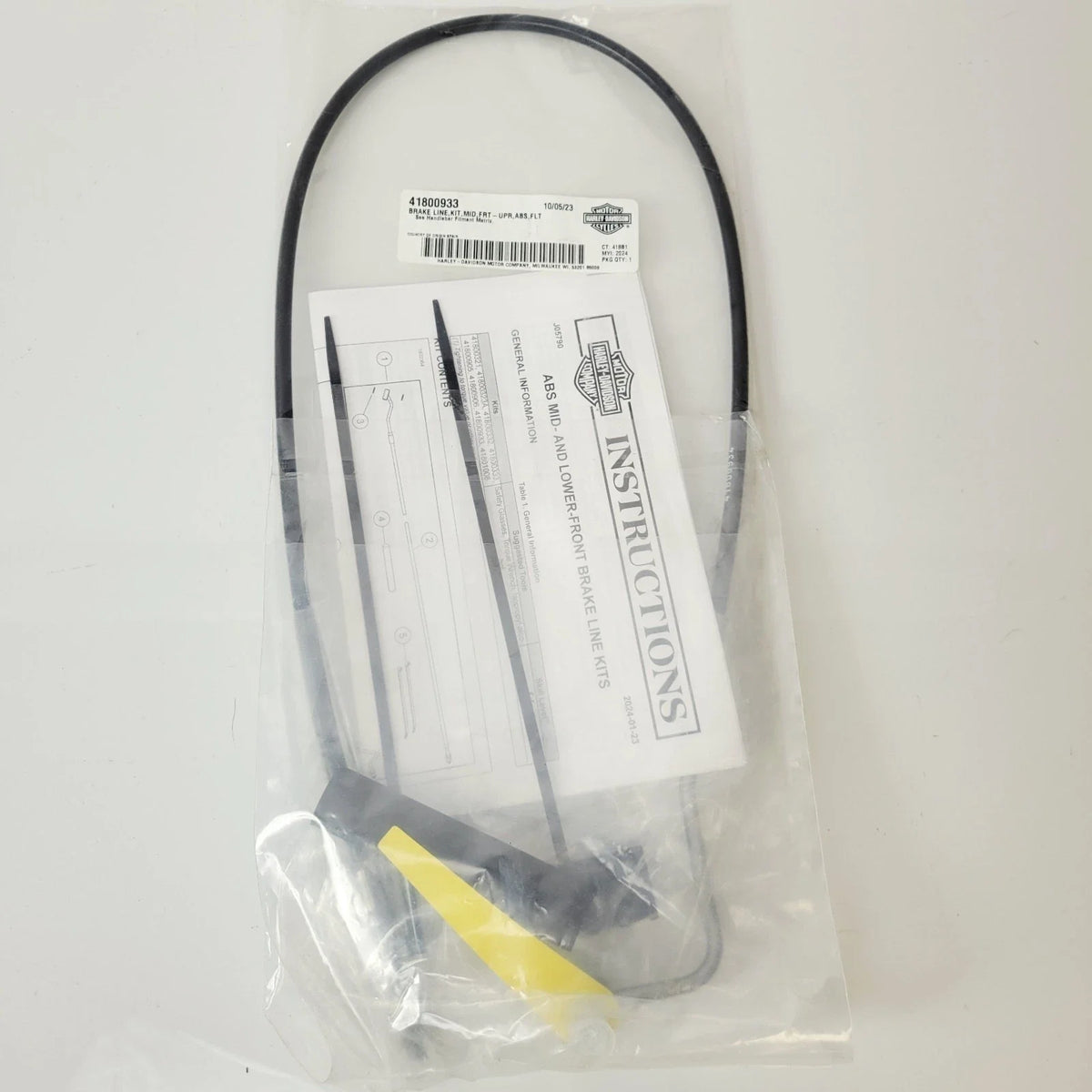 Front Brake Line Mid Section for 2014–Present Harley-Davidson Touring